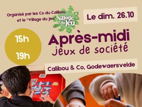 Après-midi jeux de société au Calibou