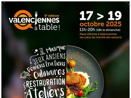 Valenciennes à Table 6ème édition