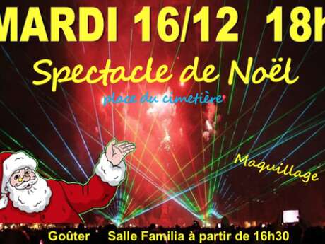 Spectacle pyrotechnique à Vicq