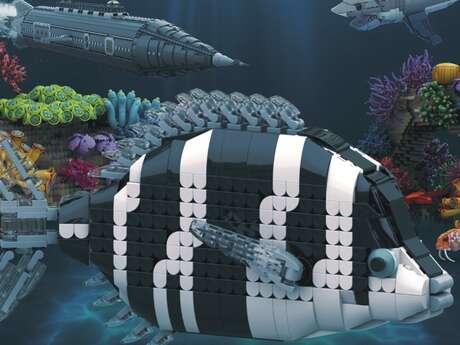 Exposition "De la Baie à l'Océan : l'odyssée du Nautilus en briques LEGO" à l'Abbaye de Saint-Riquier