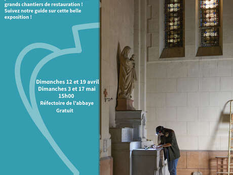 Visite guidée de l'exposition "Patrimoine en mouvement" à l'abbaye Saint-Jean-des-Vignes de Soissons