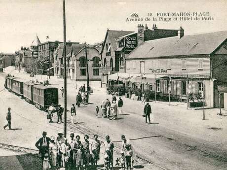 Visite commentée de la station en petit train