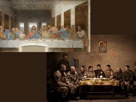 Visite interactive de l’exposition "scènes de front :  à la recherche des icônes"