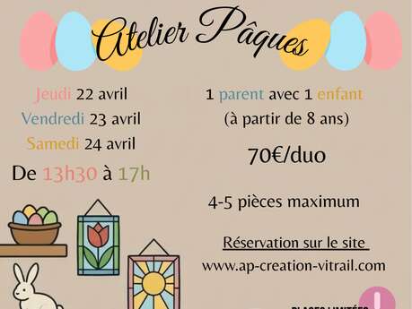 Atelier Duo enfant-parent - Découverte du vitrail