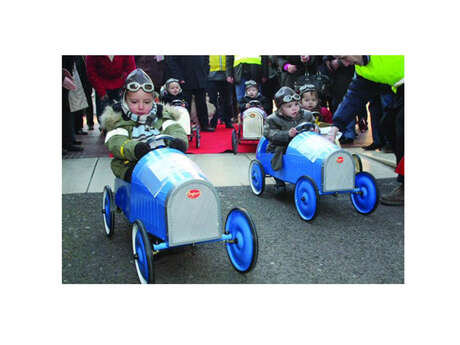 Course de voitures à pédales