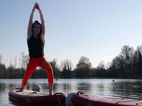 Yoga'paddle dans la vallée de la Selle