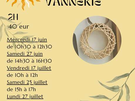Initiation à la vannerie