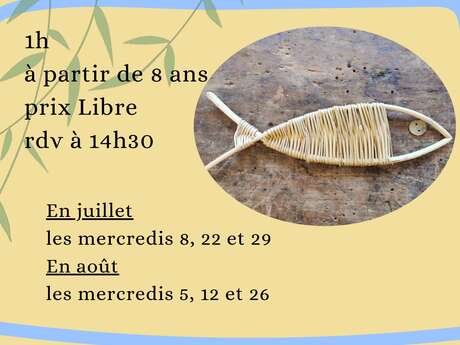 Initiation à la vannerie enfant