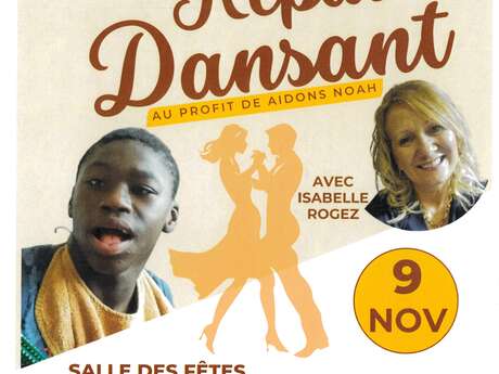Aidons noah repas dansant courset