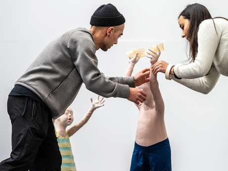 Visite rencontre de l'exposition Fango avec les artistes