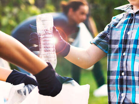 Stand de sensibilisation au tri des déchets