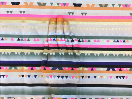 Art corporel au Loukoum Jardin + Dessin au Garten-Treff