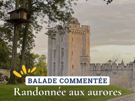 Randonnée aux aurores autour du Donjon de Vez