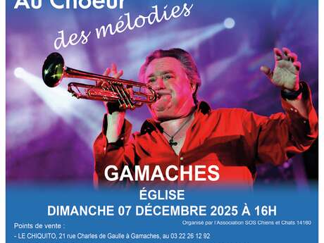 Jean-Claude Borelly et sa trompette d'or au choeur des mélodies