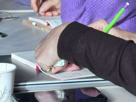 Atelier d'écriture au musée