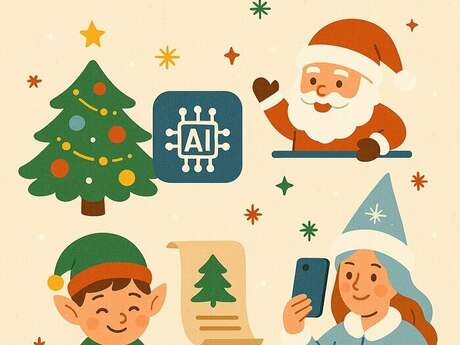Goûters numériques : Noël enchanté par l’intelligence artificielle