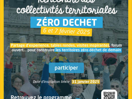 Rencontres des Collectivités territoriales sur le Zéro Déchet