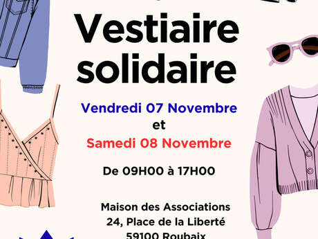 Vestiaire solidaire tout à 1€ ouvert à tous