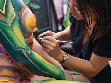 Art corporel au Garten-Treff et Amulettes au Loukoum Jardin