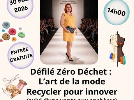 Défilé zéro déchet "l'art de la mode : recycler pour innover"