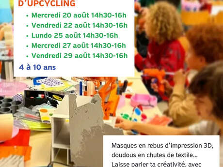 Atelier d'Upcycling Artistique, pour les enfants de 4 à 10 ans