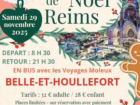 Sortie au marché de noël de reims 2025