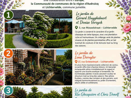 Rendez-vous aux jardins côté belgique