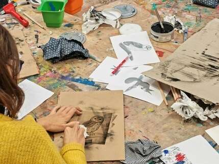 Atelier Gravure - au Mini-Lab / Le MHN fait le Mur