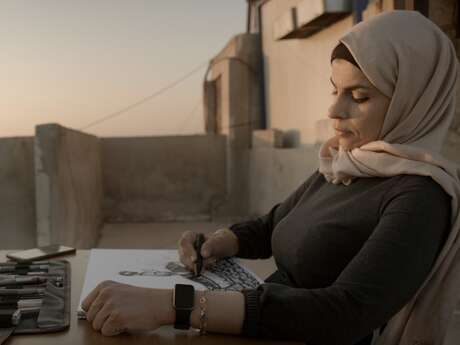 Amany, behind the lines