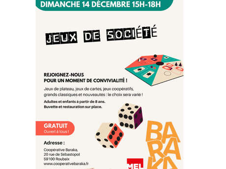 Jeux de société à volonté!