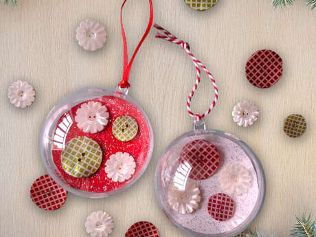 Ateliers des vacances de Noël « Boule nacrée »