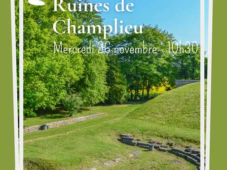 Visite guidée des ruines de Champlieu en famille