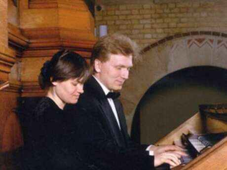 Duo d'organistes exceptionnels avec diffusion simultanée sur grand écran