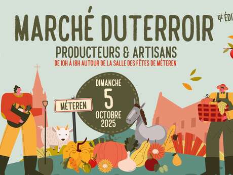 Marché du terroir, producteurs et artisans à Méteren