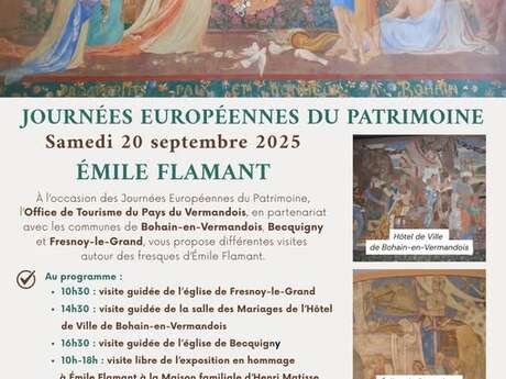 Les Journées européeennes du patrimoine 2025 dans le Vermandois