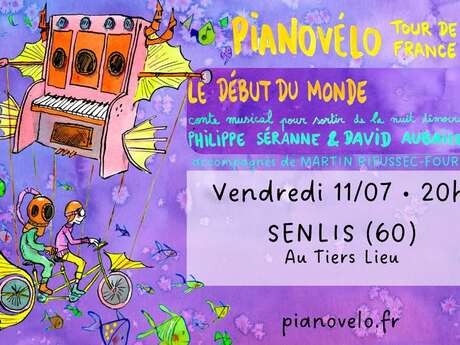 Pianovélo Tour de France - Étape Senlis (60) - Conte musical