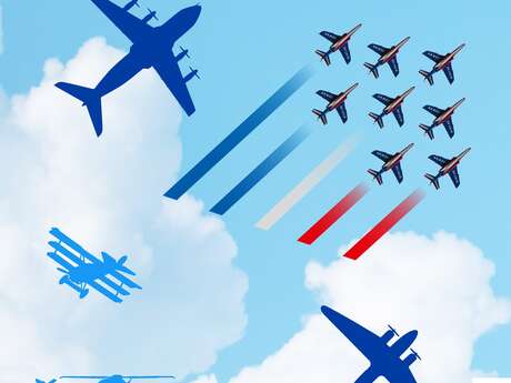 Meeting aérien du Compiégnois avec la Patrouille de France