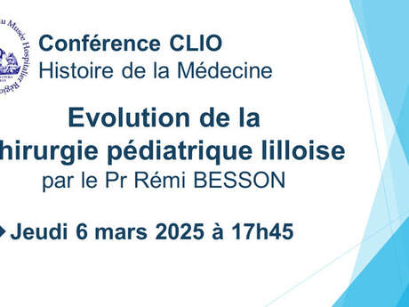 Evolution de la chirurgie pédiatrique lilloise