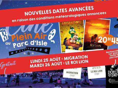 Ciné Plein Air au Parc d'Isle