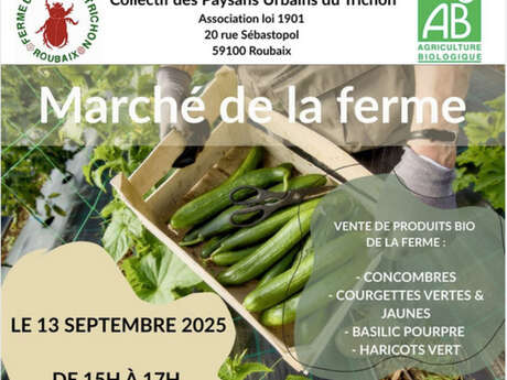 Marché de la ferme Urbaine du Trichon
