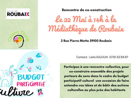 Rencontre collective de co-construction de projets culturels