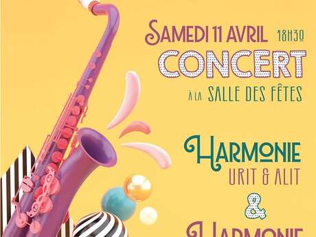 Concert Anz-Harmonie Urit et Alit à la Salle des fêtes d'Anzin