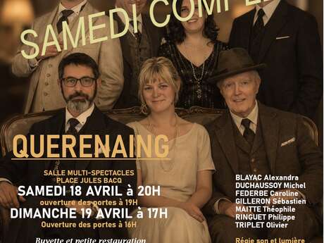 Théâtre : " La compagnie Cent Noms présente Monsieur Chasse !" à Querenaing