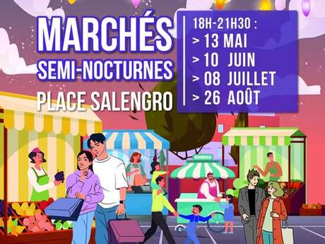 Marché semi-nocturne de rouvroy