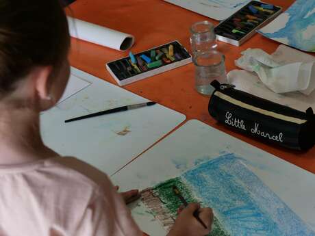 Atelier arts plastiques au Musée de Flandre : Le jardin imprimé