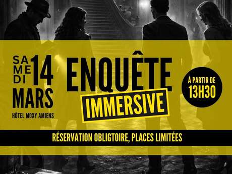 Enquête Immersive au Moxy hôtel Amiens