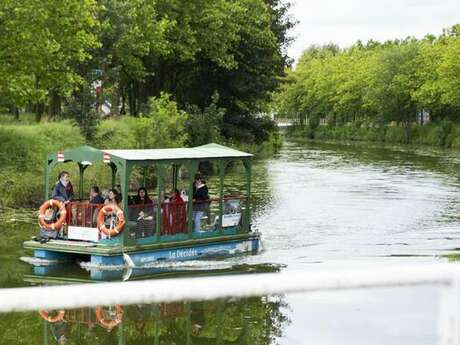 Balade sur le canal avec La Décidée