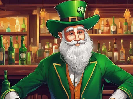 Saint Patrick: Live: Elly's garden + Degust whiskeys + Garlic bread