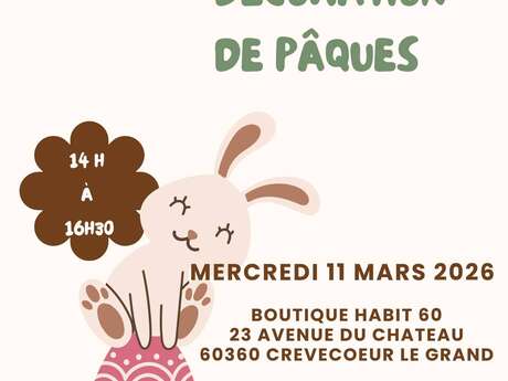 Atelier décoration de Pâques