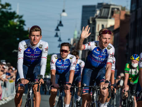 Parade des coureurs